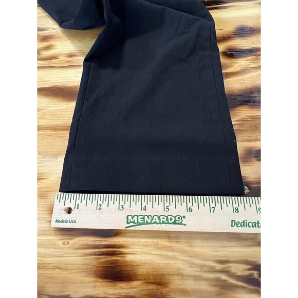 Banana Republic Dress Pants Logan Curvy Fit Women Size 2‎ Black Polyester Blend - Picture 7 of 11